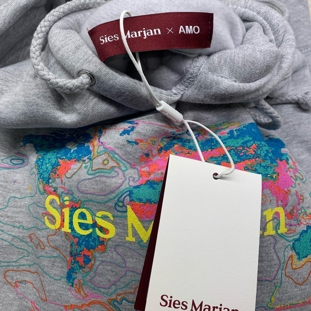 Sies Marjan Grey Amo Edition Logo Colorworld Hoodie: UNISEX - Picture 11 of 12